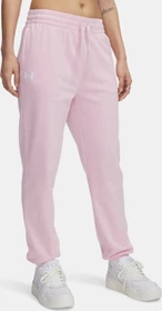 Under Armour Rival French Terry Trainingshose lang prime pink/white (Damen)