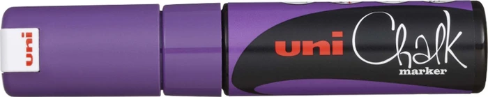 Uni-Ball ChalkGlass Marker Chisel Tip PWE-8K violett