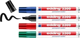edding 3300 Permanentmarker Blister sortiert, 4er-Set, Blister