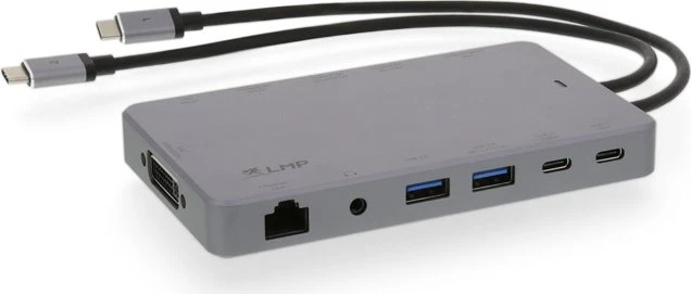 LMP USB-C Display Dock 2, 2x USB-C 3.0 [Stecker]