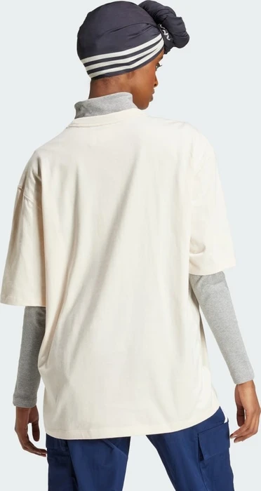 adidas Essentials Boyfriend T-Shirt kurzarm wonder white (Damen)
