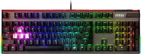 MSI Vigor GK80 Red, LEDs RGB, MX RGB RED, USB, DE