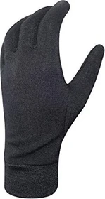 Chiba Merino Innenhandschuhe schwarz/silber