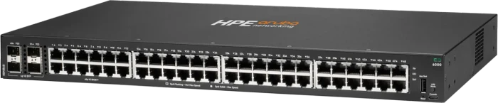 HPE Aruba CX 6000 Series Rackmount Gigabit Managed Switch, 48x RJ-45, 4x SFP