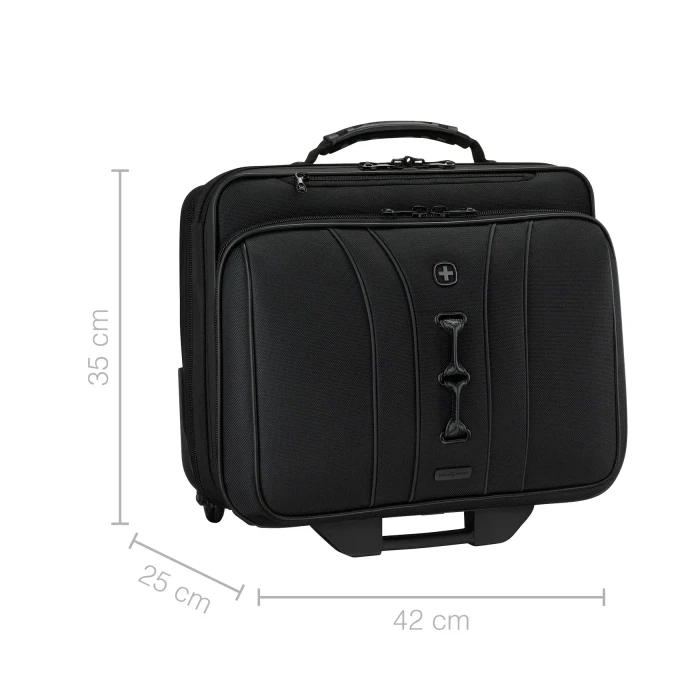 Wenger Legacy Black Series 15.6" Laptop-Tasche mit Rollen, schwarz
