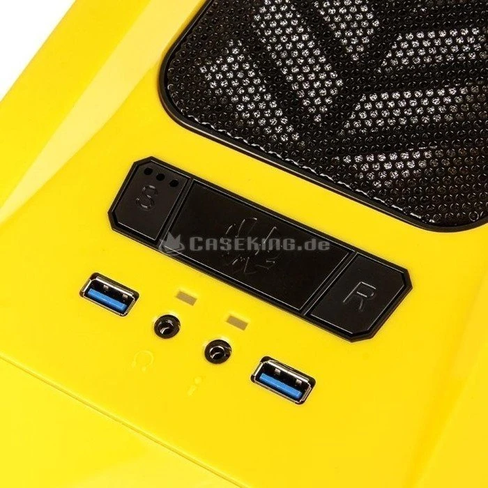 BitFenix Aegis Core gelb, Acrylfenster