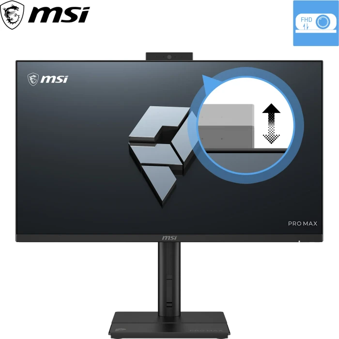 MSI PRO MAX 27P 8MG-016DE, schwarz, Ryzen 7 255, 16GB RAM, 512GB SSD, DE