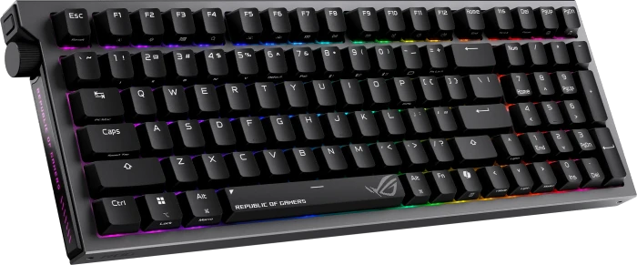 ASUS ROG Strix Morph 96 Wireless, schwarz, ROG NX SNOW V2, USB/Bluetooth, UK