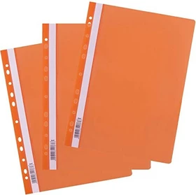 D.RECT Schnellhefter gelocht, A4, orange, 25er-Pack