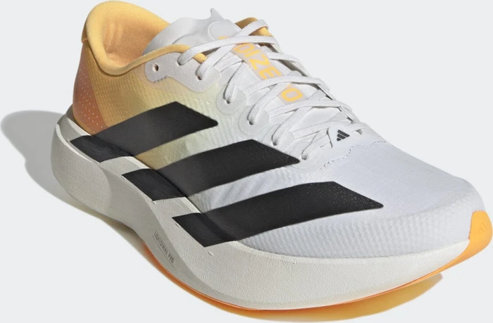 adidas Adizero Evo SL crystal white/lucid tangerine/iron metallic (Herren)