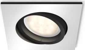 Philips Hue White Ambiance Milliskin Einbauleuchte Erweiterung eckig alu schwarz