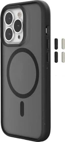 Woodcessories Clear Case MagSafe für Apple iPhone 15 Pro Max schwarz/matt