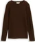 Tom Tailor Rundhalsausschnitt Strickpullover dark pecan brown (Damen) Vorschaubild