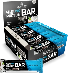 BodyLab24 Milky Pro Protein Bar Kokosnuss 12x60g