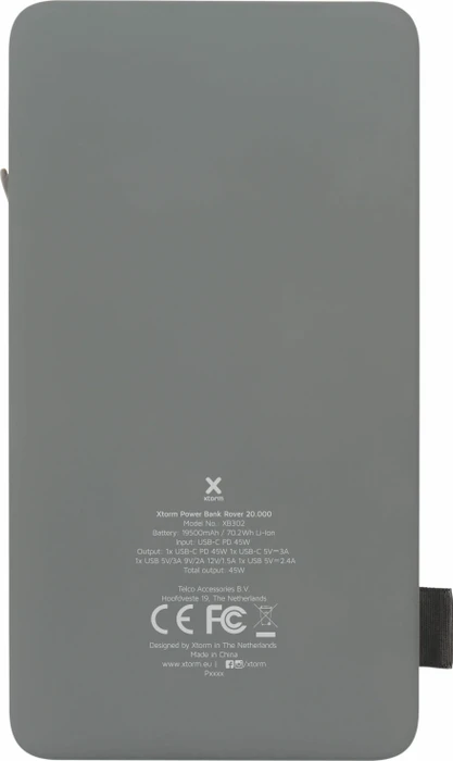 Xtorm Power Bank Rover 20000 weiß/grau