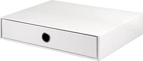 Rössler 1er Schubladenbox, 1 Schublade, A4, weiß