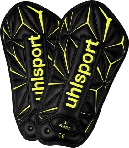 uhlsport X Plate Schienbeinschützer schwarz/gelb