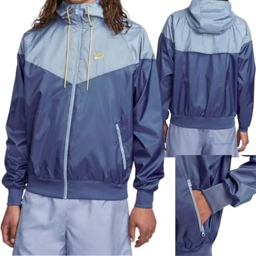 Nike Sportswear Windrunner Jacke diffused blue/ashen slate/wheat gold (Herren)