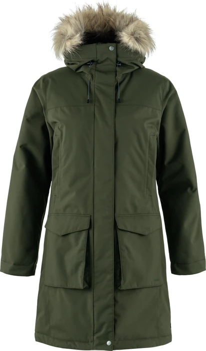 Fjällräven Nuuk Lite Funktionsmantel deep forest (Damen)