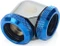 Bitspower Multi-Link Adapter 90° 16mm, Black Sparkle/Royal Blue, schwarz/blau vernickelt Vorschaubild