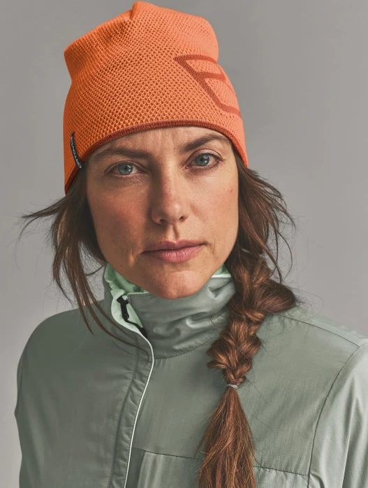 Ortovox Merino Logo Knit Beanie faded tangerine