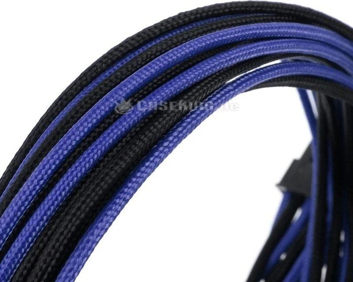 CableMod C-Series ModFlex Full Cable Kit, AXi, HXi, RM, schwarz/blau