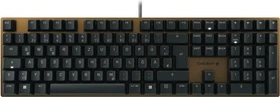 Cherry KC 200 MX, braun/schwarz, MX2A SILENT RED, USB, DE