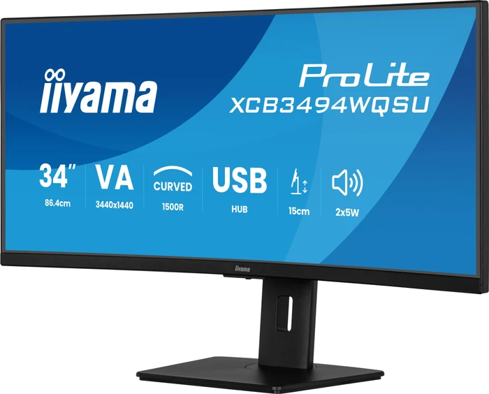 iiyama ProLite XCB3494WQSU-B1, 34" – Bild 4 von 12