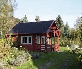 Wolff Finnhaus Sauerland 5261 70 Gartenhaus natur