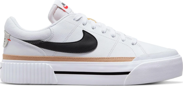 Nike Court Legacy Lift white/hemp/team orange/black (Damen)