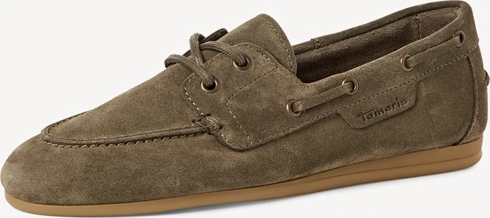 Tamaris Ledermoccassin grün (Damen)