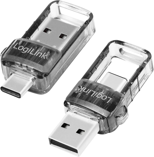 LogiLink Bluetooth 5.0 Adapter, USB-C 3.0/USB-A 3.0 [Stecker]