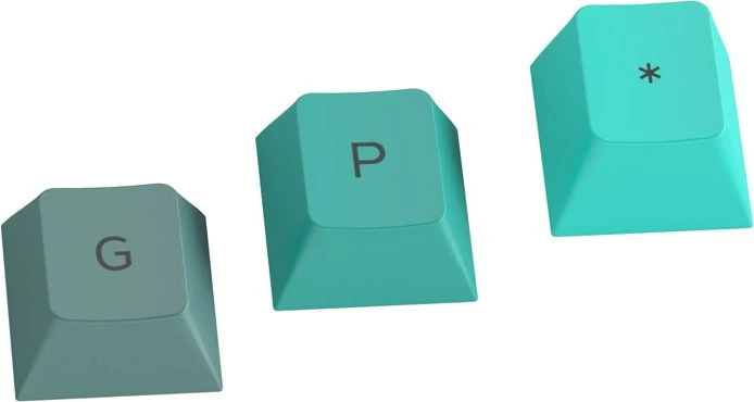Glorious GPBT Keycaps, Kunststoff (PBT), Rain Forest, grün, 115 Tasten (105+10), ISO-DE