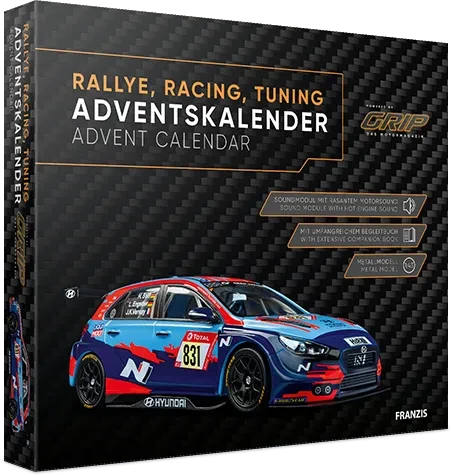 Franzis Adventskalender Rallye, Racing, Tuning