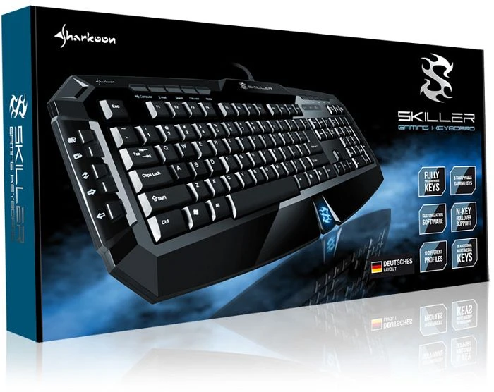 Sharkoon Skiller, USB, DE