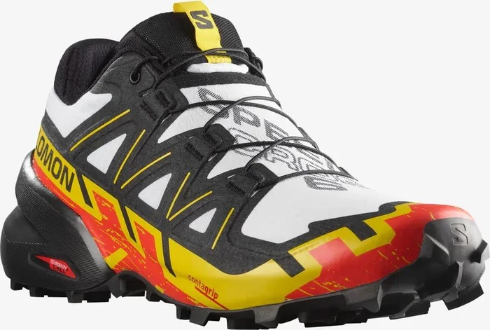 Salomon Speedcross 6 white/black/empire yellow (Herren)
