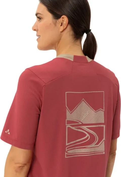 Vaude Loamer Mountainbike Funktionsshirt kurzarm brick (Damen)