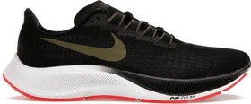 Nike Air Zoom Pegasus 37 black/olive aura/laser crimson/medium olive (Herren)