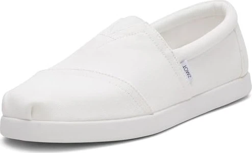 TOMS Alp Fwd white recycled cotton canvas (Herren)