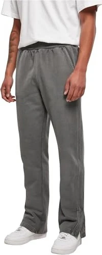 Urban Classics Heavy Terry Garment Dye Slit Trainingshose lang dark shadow (Herren)