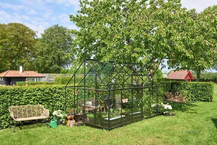 Halls Qube+ 812 SG 3mm Gewächshaus schwarz