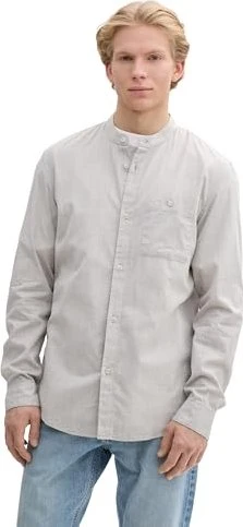 Tom Tailor Basic Fit mit Stehkragen Hemd langarm (Herren)