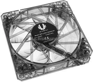 BitFenix Spectre Pro LED schwarz/weiß, 140mm