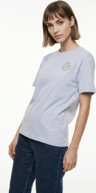 Santa Cruz Offshore Dot T-Shirt kurzarm barely blue (Damen)