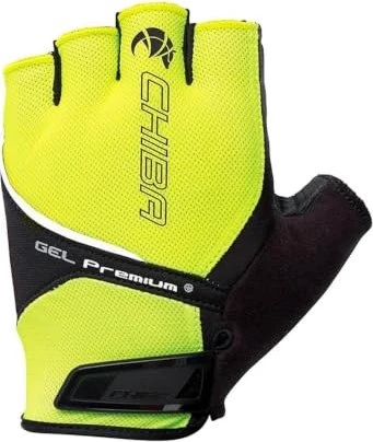 Chiba Gel Premium Fahrradhandschuhe gelb