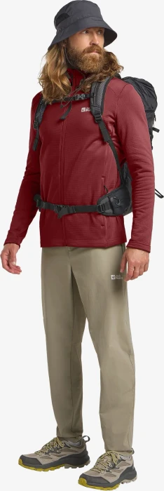 Jack Wolfskin Kolbenberg Full Zip Jacke deep ruby (Herren)
