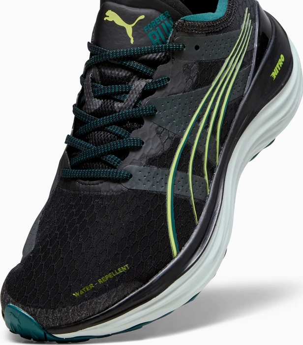 Puma ForeverRun Nitro Winter puma black/malachite/yellow burst (Herren)