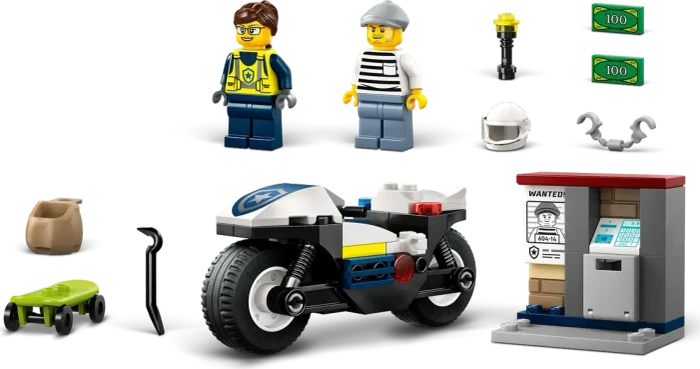 LEGO City - Verfolgungsjagd mit dem Polizeimotorrad