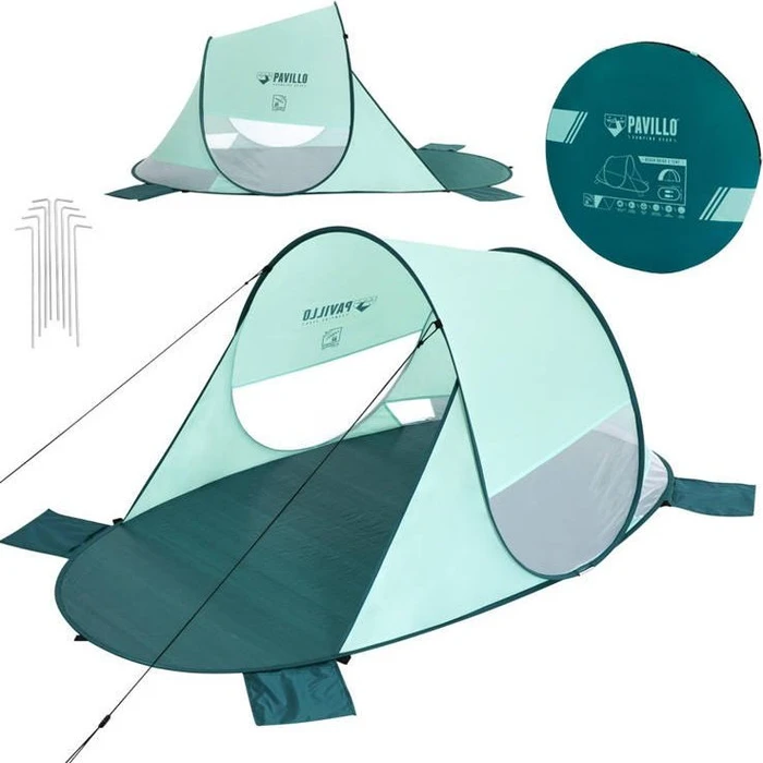 Bestway Pavillo Pop-Up Beach Quick 2 Strandmuschel grün