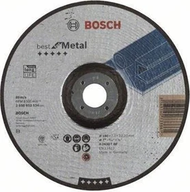 Bosch Professional A2430TBF Best for Metal Schleifscheibe, 180x7x22.23mm, 1 Stück